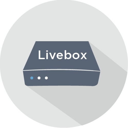 Livemote可控制Livebox設備